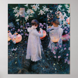 Affiche Sargent - Œillet Lily Lily Rose