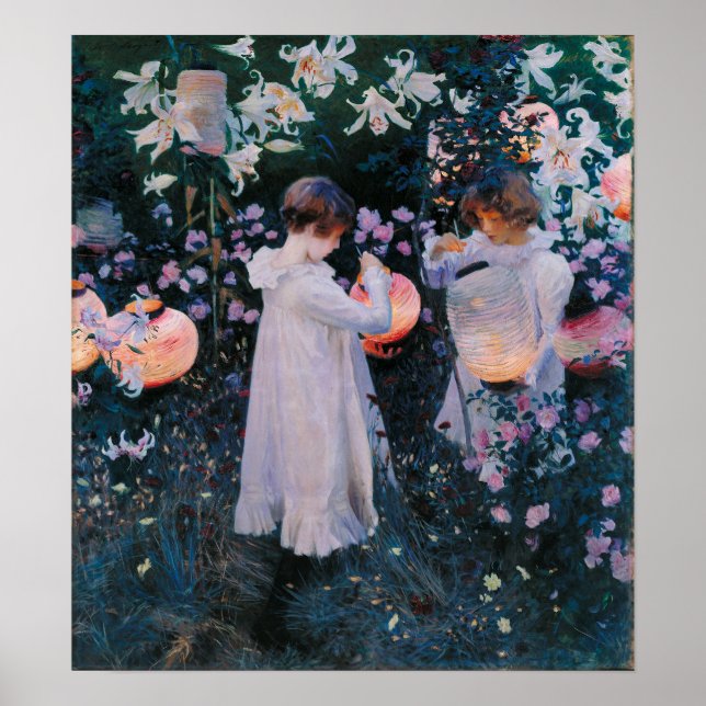 Affiche Sargent - Œillet Lily Lily Rose (Devant)
