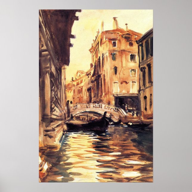 Affiche Sargent - Ponte Della Canonica 1903 (Devant)