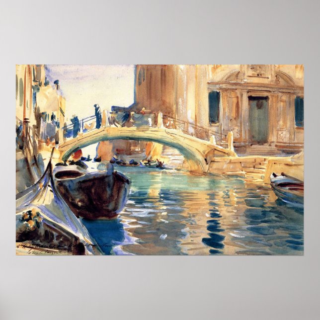 Affiche Sargent - Ponte San Giuseppe Di Castello Venise (Devant)