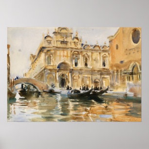 Affiche Sargent - Rio Dei Mendicanti, Venise
