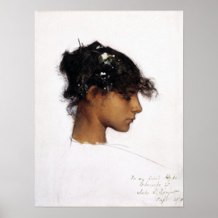 Affiche Sargent - Rosina Ferrara (Tête d'une fille de Capr