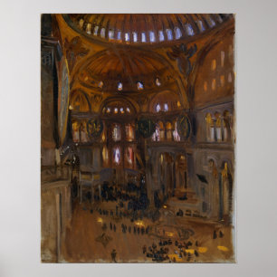Affiche Sargent - Santa Sofia 1891