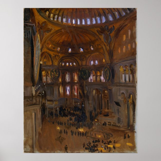Affiche Sargent - Santa Sofia 1891 (Devant)