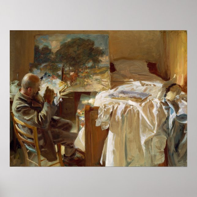 Affiche Sargent - Un artiste dans son atelier (Devant)