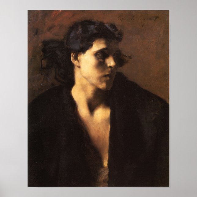 Affiche Sargent - Une femme espagnole 1882 (Devant)