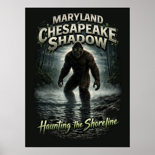 Affiche Sasquatch Bigfoot (Devant)