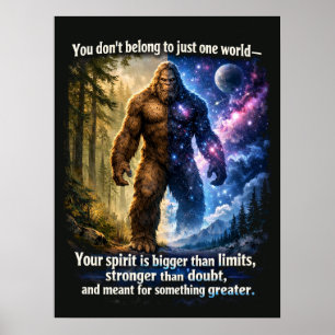 Affiche Sasquatch Bigfoot
