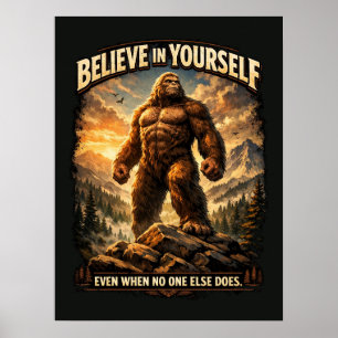 Affiche Sasquatch Bigfoot
