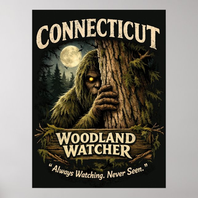 Affiche Sasquatch Bigfoot (Devant)