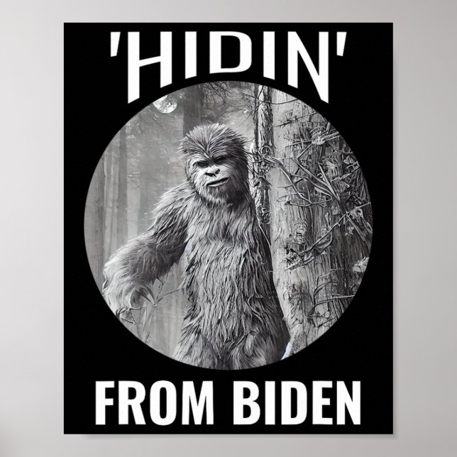 Affiche Sasquatch est un républicain conservateur se cacha (Devant)