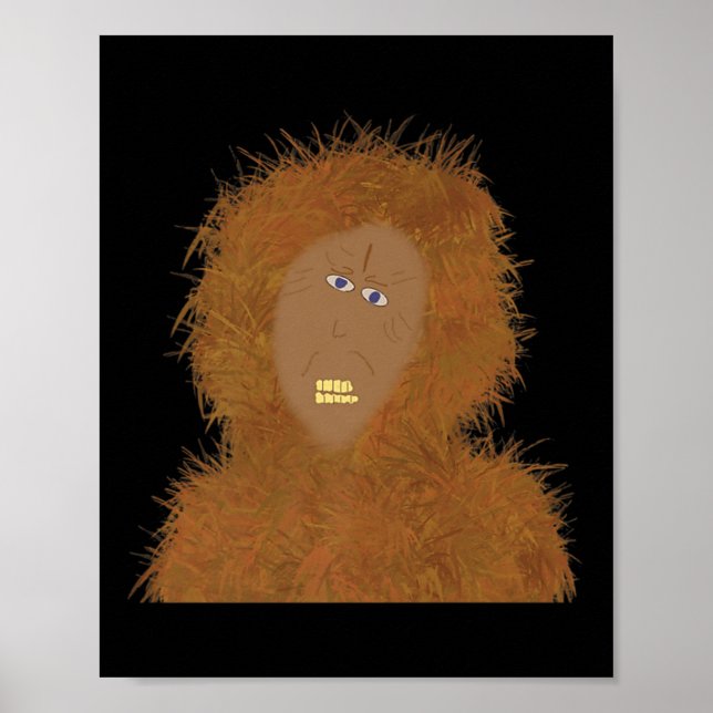 Affiche Sasquatch Funny Kid Créé Art Bigfoot Convention (Devant)