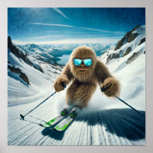 Affiche Sasquatch le skieur