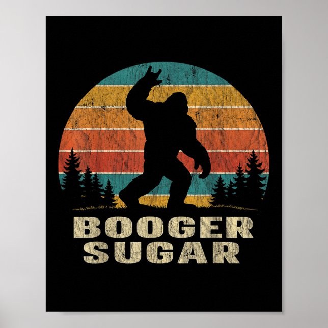 Affiche Sasquatch Sucre De Morve Mème Drôle  (Devant)