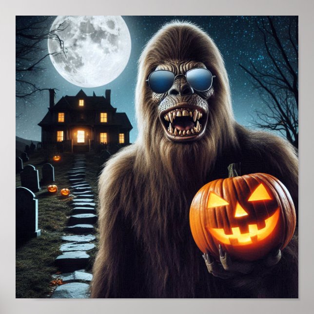 Affiche Sasquatch sur Halloween (Devant)