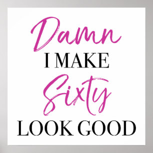 Affiche Sassy 60e anniversaire