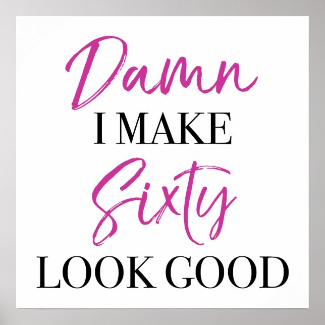 Affiche Sassy 60e anniversaire (Devant)