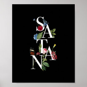 Affiche Satan - Flowers