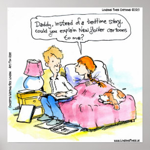 Affiche satirique drôle Papa, apprends-moi à lire