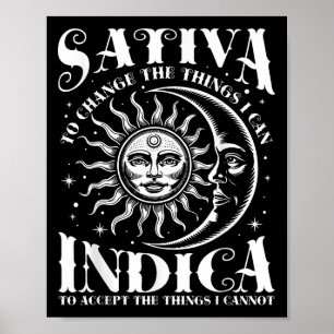 Affiche Sativa Pour Changer Les Choses Que Je Peux Signale