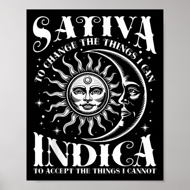 Affiche Sativa Pour Changer Les Choses Que Je Peux Signale (Devant)