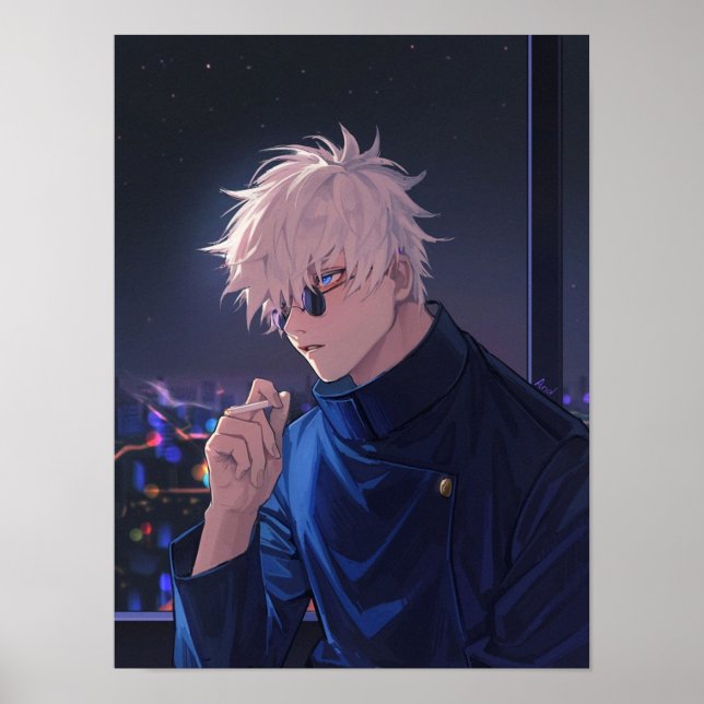 Affiche Satoru Gojo (Devant)