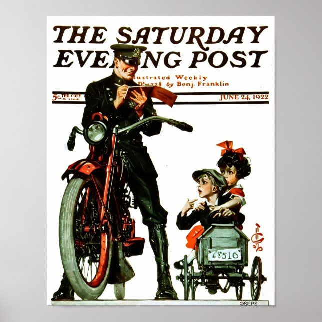 Affiche Saturday Evening Post (Devant)