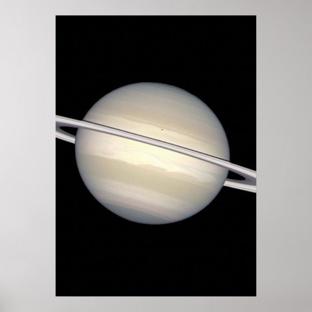 Affiche Saturn in Natural Colors (Devant)