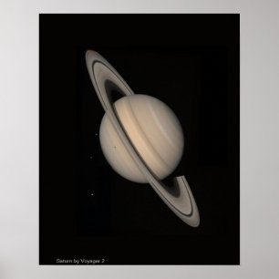 Affiche Saturn par Voyager 2