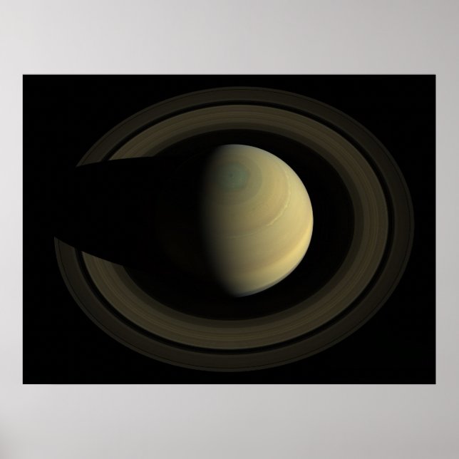 Affiche Saturne d'en haut (Devant)