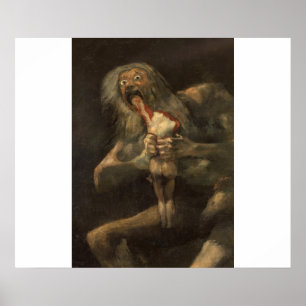 Affiche Saturne dévorant son fils francisco de goya