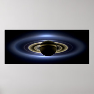 Affiche Saturne éclipse le Soleil vu de l'orbiteur Cassini