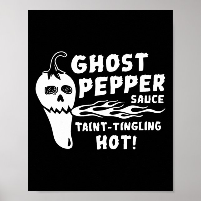 Affiche Sauce de poivre fantôme teintant teinté chaud (Devant)