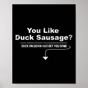 Affiche Saucisse De Canard Puis-Je Suggérer La Saucisse Dr