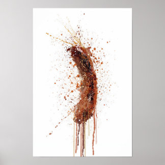 Affiche Saucisson en chapelet