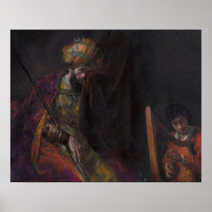Affiche Saul et David (Mauritshuis) par Rembrandt -