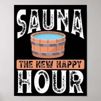 Affiche Sauna le nouvel happy hour