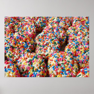 Affiche Saupoudrer Cookies amusant Baking Photography