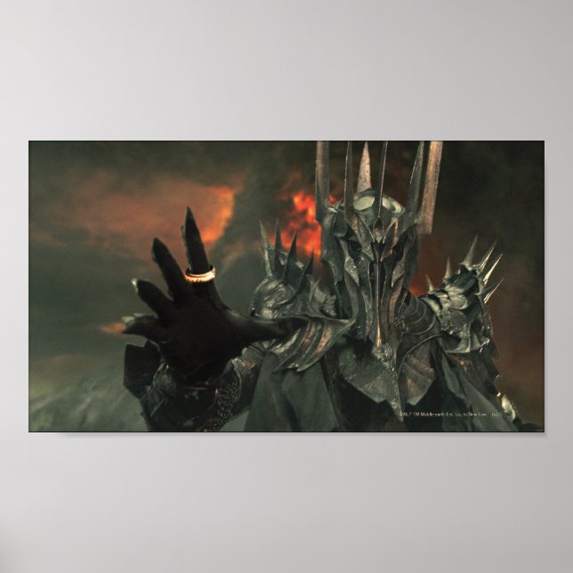 Affiche Sauron à la main (Devant)