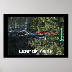Affiche Saut de la foi - Saut à l'élastique