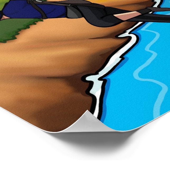 Affiche Saute vers le haut (Coin)