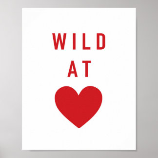Affiche Sauvage au coeur
