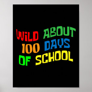 Affiche Sauvage Environ 100 Jours École 100e Jour Enseigna