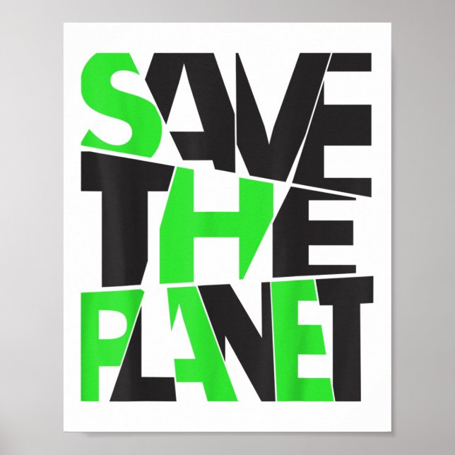 Affiche Sauvegarder La Planète _ Protection De l'environne (Devant)