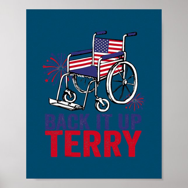 Affiche Sauvegarder Terry Mettre Dans Le Feu Inverse Drôle (Devant)