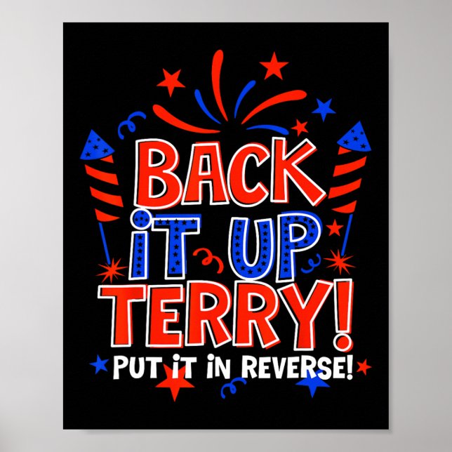 Affiche Sauvegardez Terry Mettez-Le En Reverse 4 juillet F (Devant)