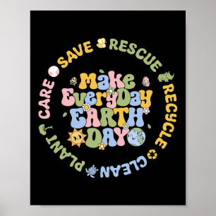 Affiche Sauver Les Abeilles Sauver Les Animaux Recycler Pr