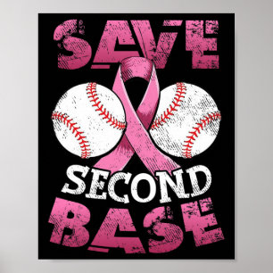 Affiche Sauvez 2ème Byse amusant Bysebyll Cancer du Sein A