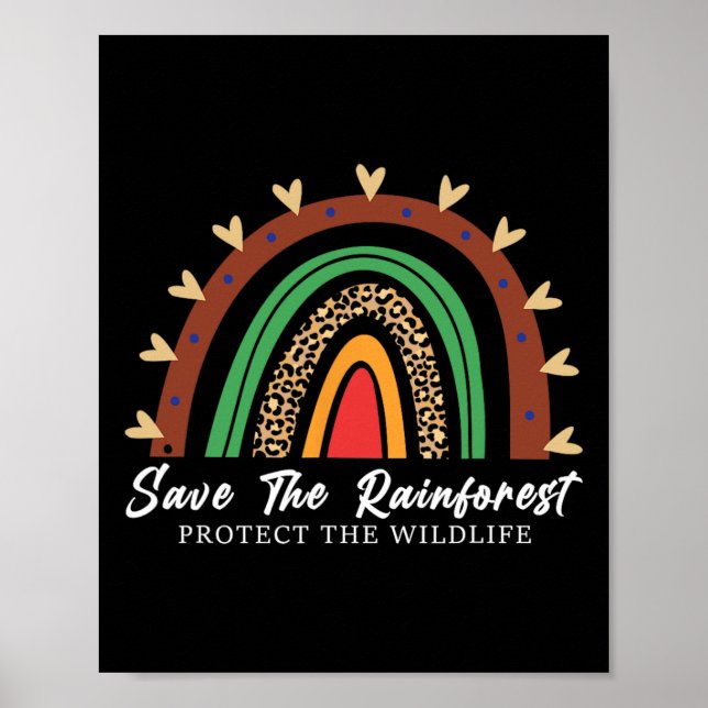 Affiche Sauvez La Forêt Arrienne Protégez Le Milieu Nature (Devant)