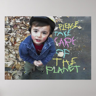 Affiche Sauvez la planète